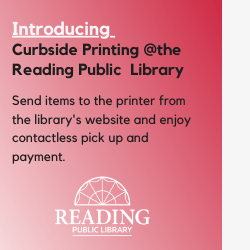 The Reading Public Library offers holds pick up printing!