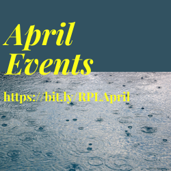 Check out our events for April, there is something for everyone!